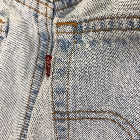 Levis Jeans Womens 30 Light Wash Vintage 551 Relaxed Fit Tapered Leg High Waist - Picture 7 of 15